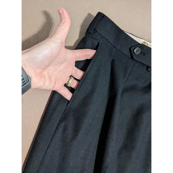 Paul Stuart III Grey Wool Suit Set Jacket Pants Sz 44-38 REGULAR Made in Canada - Picture 16 of 16
